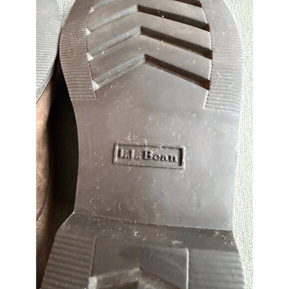 L.L. Bean Men\'s‎ Beige Leather Suede Oxford Shoes Sz 14 main image 4